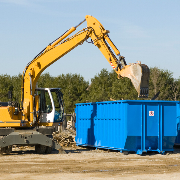 how does a residential dumpster rental service work in Skillman